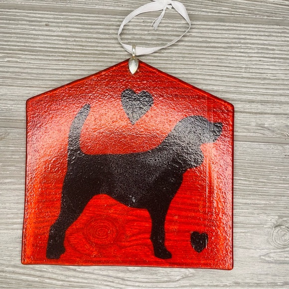 Stained glass sun catcher beagle hound spaniel dog coaster decoration orniment - Picture 4 of 5